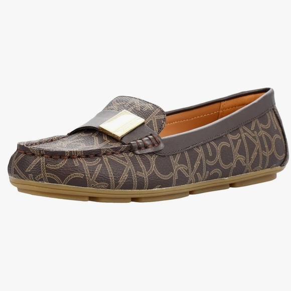 Calvin Klein Lisa Monogram Loafers - Picture 2 of 6